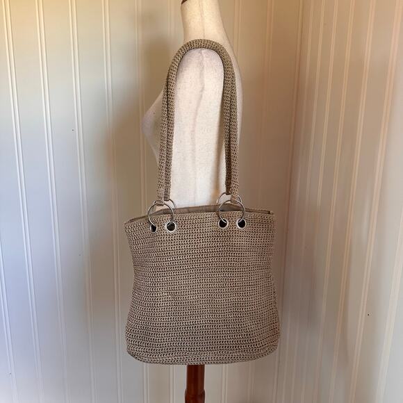 Vintage 90s/Y2K Boho Tan Shoulder Bag OS - Picture 1 of 5